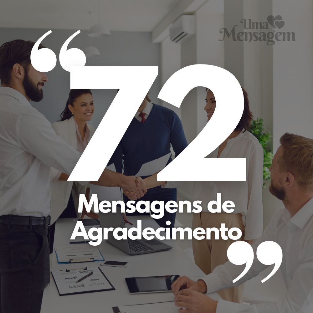 Mensagem de Agradecimento