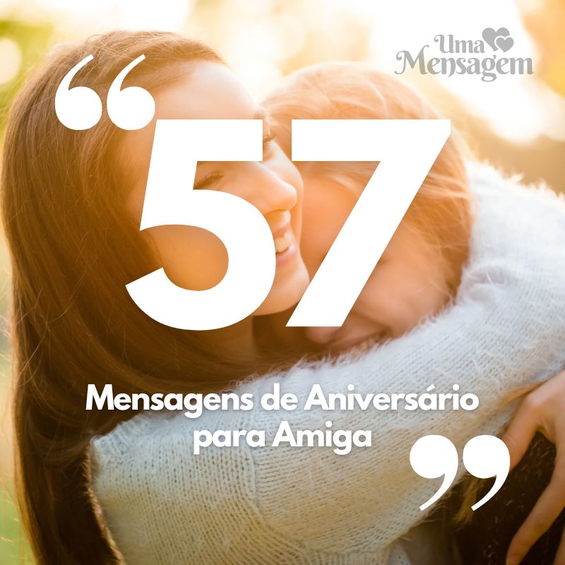 Mensagem de Aniversário para Amiga